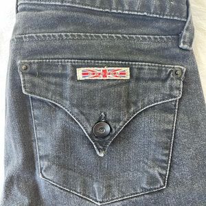 Hudson Jeans - Black Denim Wash, Straight Leg, Size 25